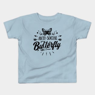 Anti-social Butterfly Kids T-Shirt